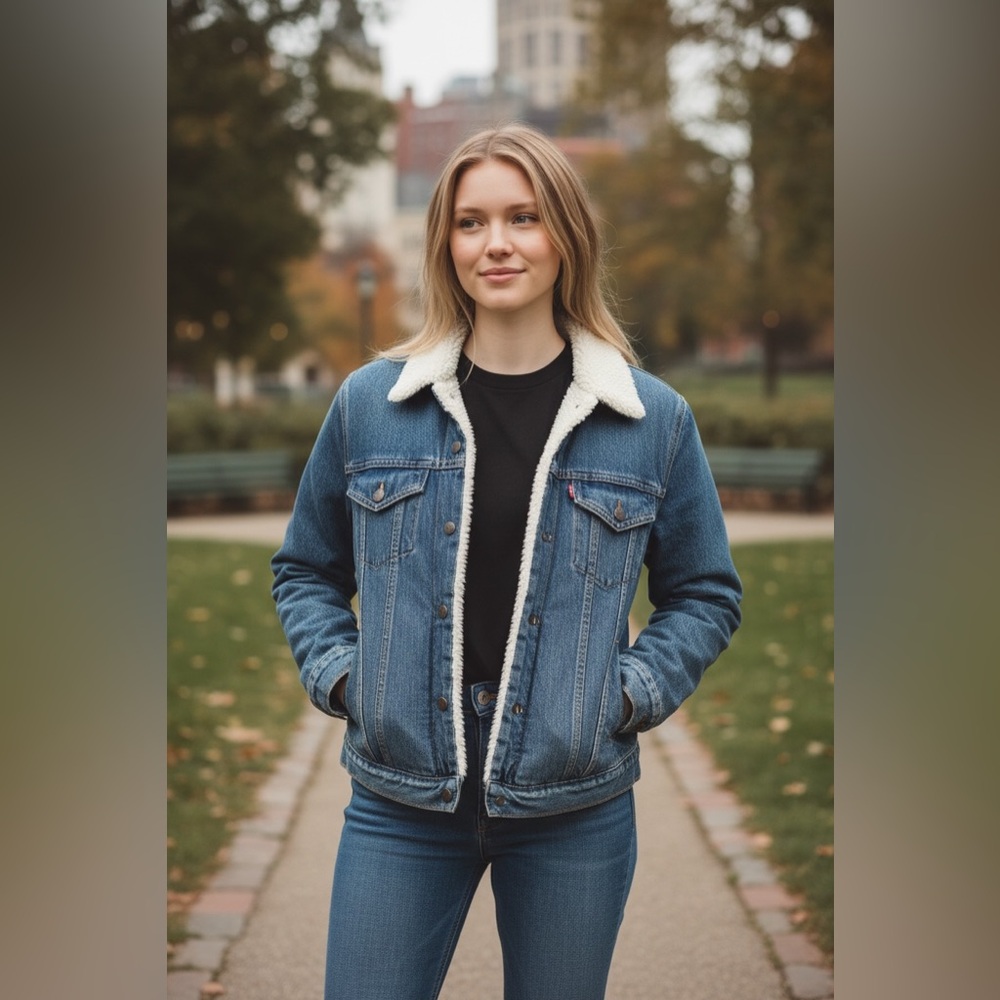 Levi’s Original Sherpa Trucker Jacket • Size M • Like New